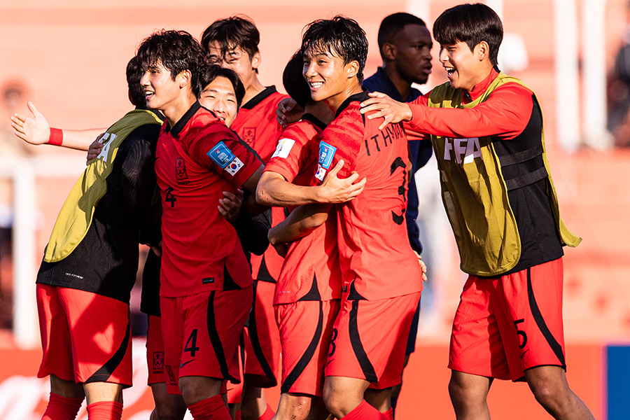U-20韓国代表は決勝トーナメント進出が決定【写真：Getty Images】