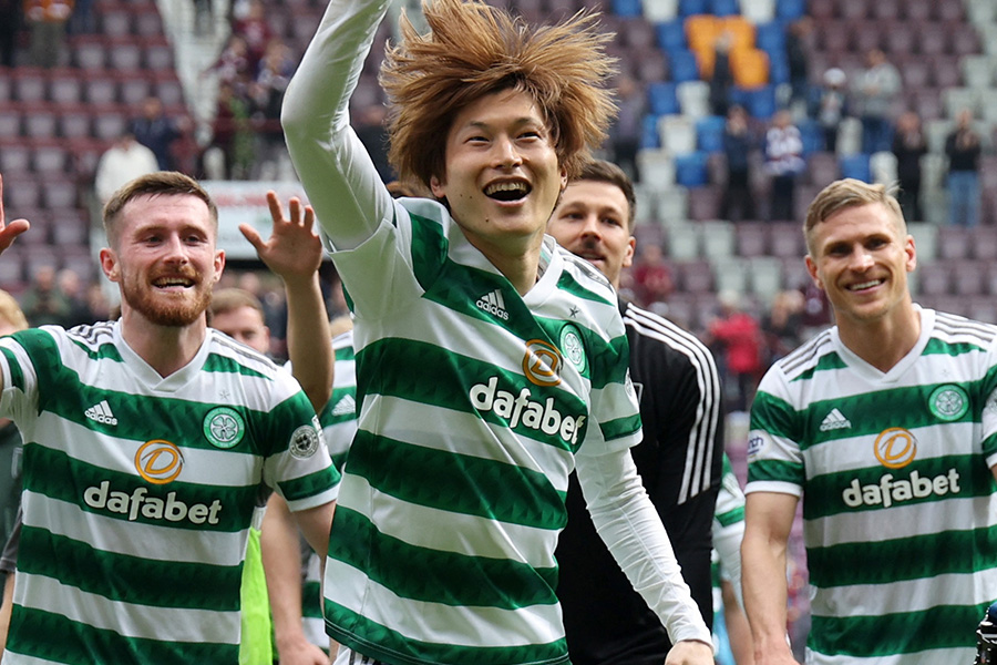 セルティックが古橋亨梧へ惜別投稿【写真:徳原隆元】