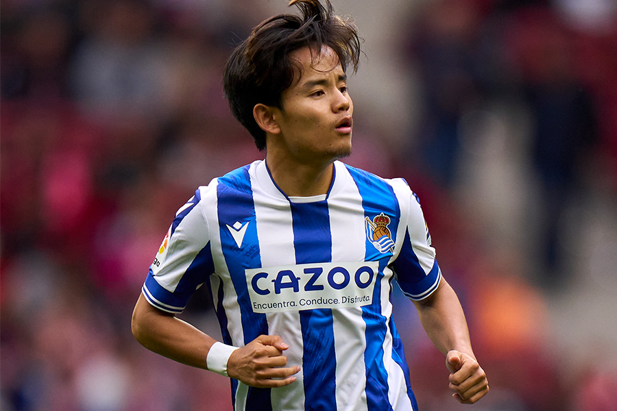 今季ソシエダで活躍を見せる久保建英【写真：Getty Images】