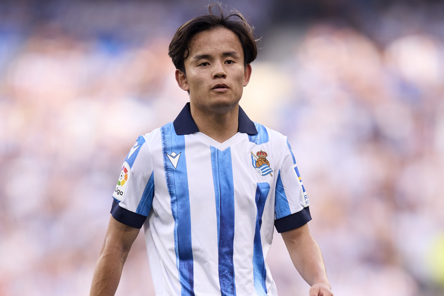 ソシエダの久保建英【写真：Getty Images】