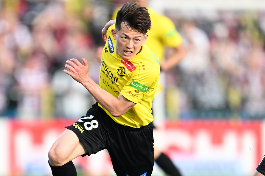 横浜FM戦でゴールを決めた戸嶋祥郎【写真：徳原隆元】