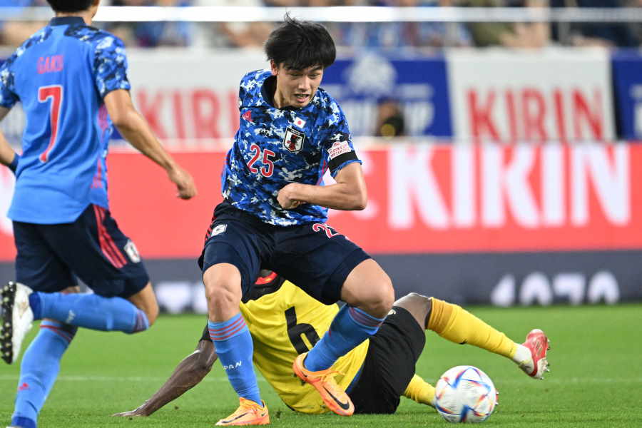 上田は先発するも得点は奪えず【写真:徳原隆元】