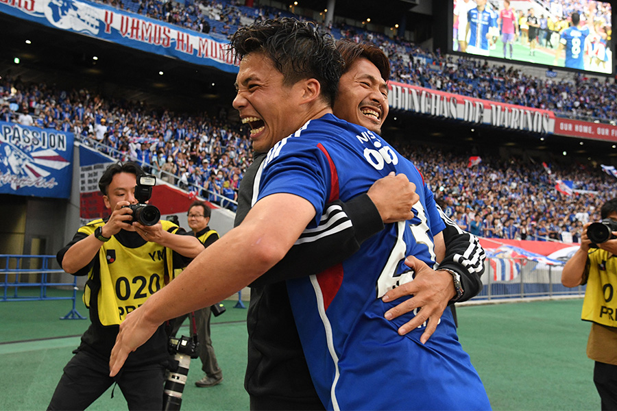 決勝ゴールを決めた宮市亮【写真：徳原隆元】