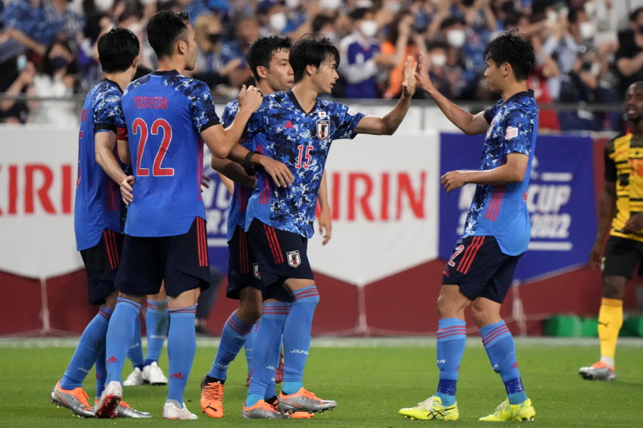 ガーナを4-1で下した日本代表【写真：Getty Images】