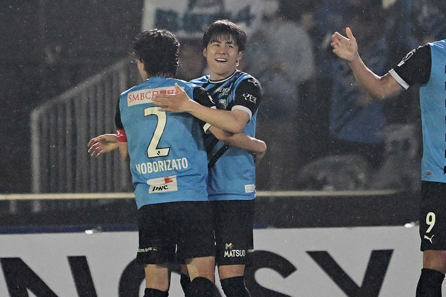 脇坂泰斗が広島戦で先制ゴール【写真:徳原隆元】