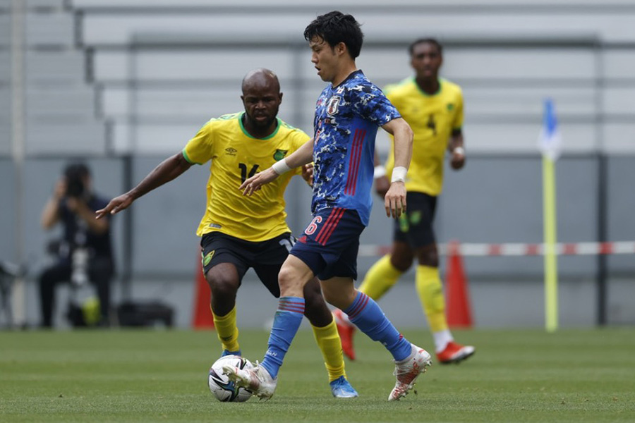 フル出場でチームの勝利に貢献したMF遠藤航【写真：Yukihito Taguchi 】