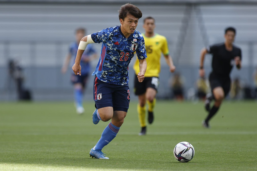 U-24日本代表FW上田綺世【写真：Yukihito Taguchi 】