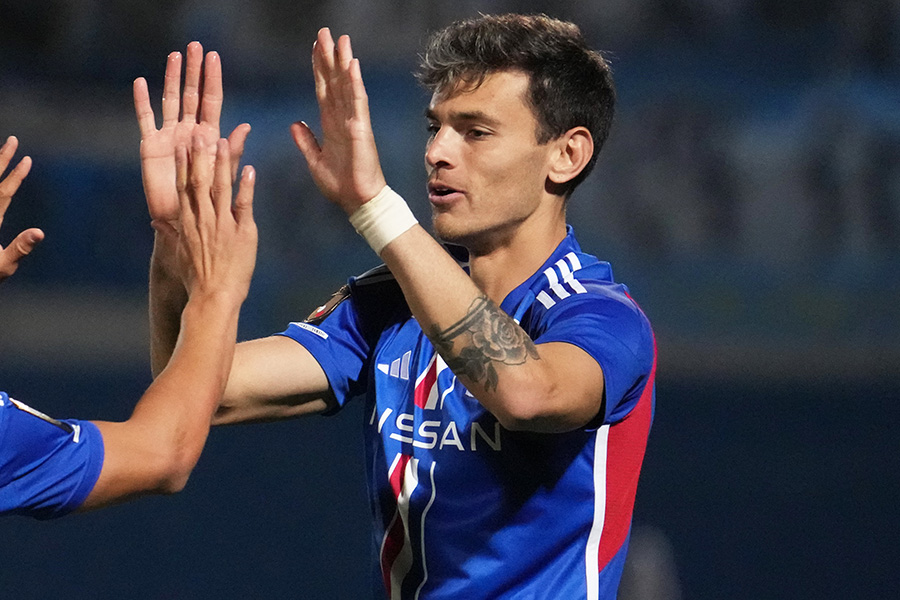 今季から横浜FMでプレーするエドゥアルド【写真：Getty Images】