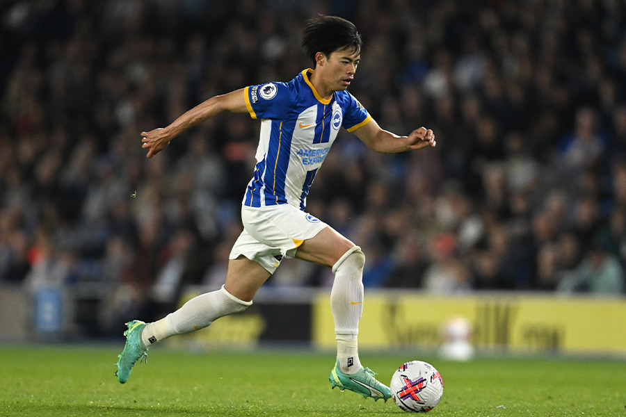 来季もブライトンでの活躍が期待される三笘薫【写真:Getty Images】
