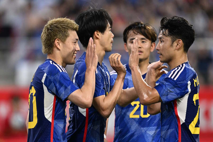 前半を4-0で折り返した日本【写真：徳原隆元】