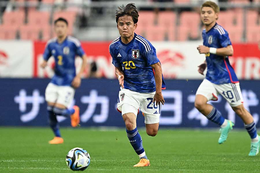 日本代表の久保建英【写真:徳原隆元】