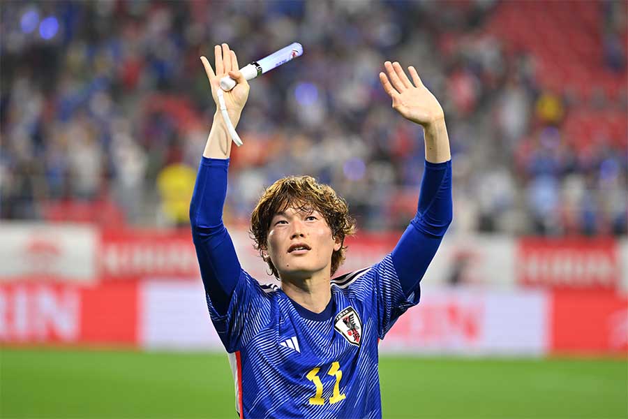 日本代表の古橋亨梧【写真：Getty Images】