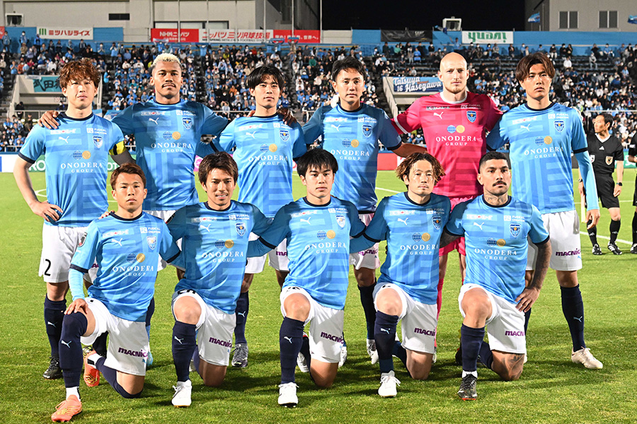 天皇杯2回戦に臨む横浜FC【写真：徳原隆元】