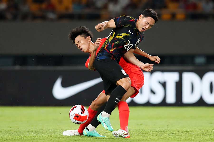 U-24中国代表とU-24韓国代表が親善試合で対戦【写真：Getty Images】