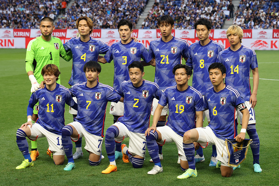 W杯アジア2次予選を控える日本代表【写真：高橋学】