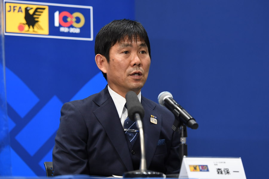 日本代表を率いる森保監督【写真:©JFA】