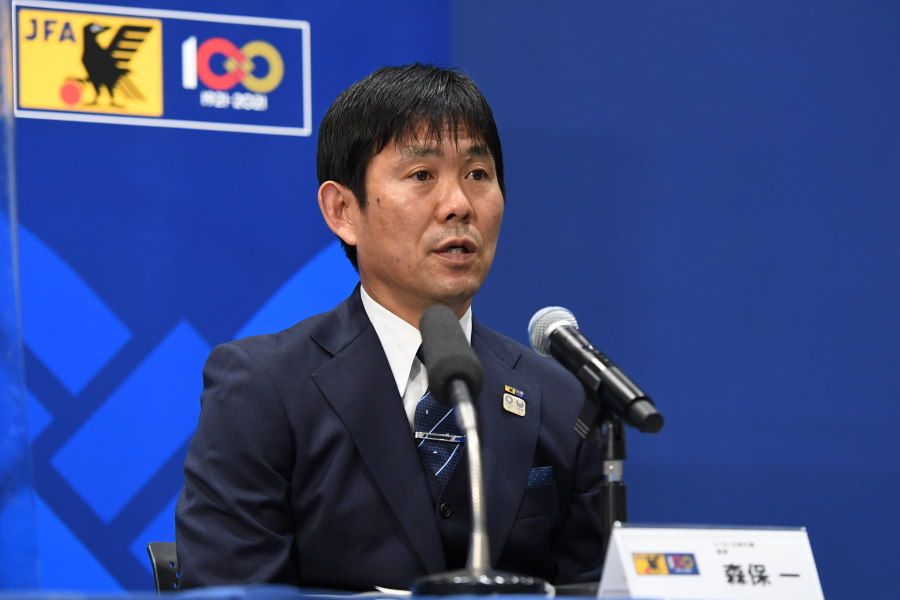 日本代表を率いる森保監督【写真：©JFA】