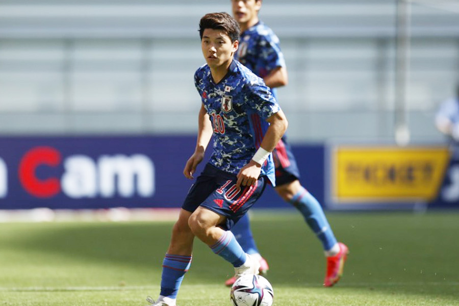 東京五輪での活躍が期待されるMF堂安律【写真：Yukihito Taguchi】