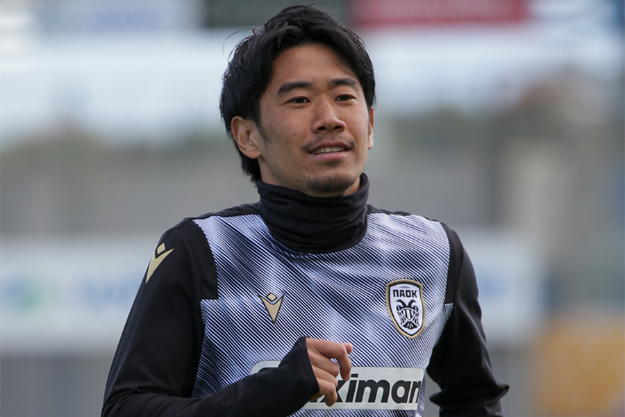 ギリシャ1部のPAOKに所属するMF香川真司【写真：Getty Images】