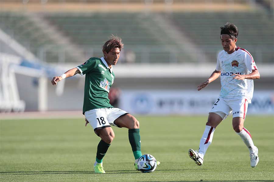 田中順也はスーパーサブ役としての起用を前向きに捉えている【写真:(C)Kaz PhotographyFC GIFU】