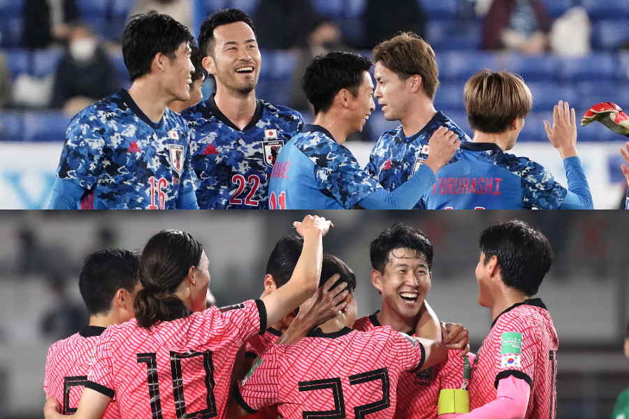 最終予選では別グループとなった日本代表と韓国代表【写真:Getty Images】