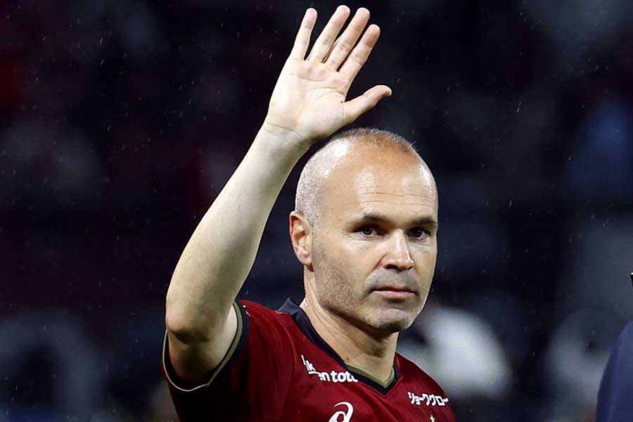 神戸を退団するアンドレス・イニエスタ【写真：ロイター】