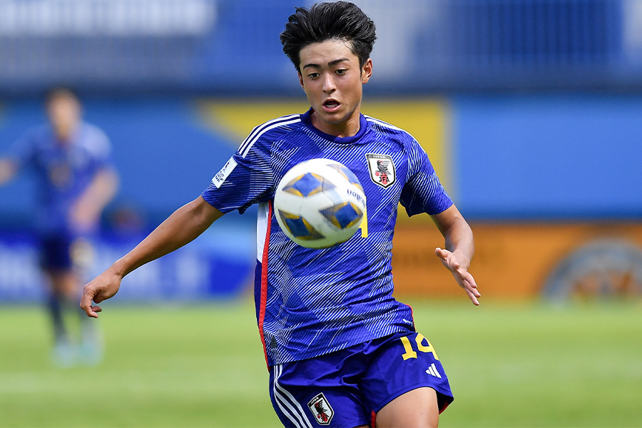 名和田我空が韓国戦で先制ゴール【写真：Getty Images】