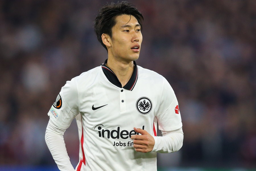 去就が注目されるMF鎌田大地【写真：Getty Images】