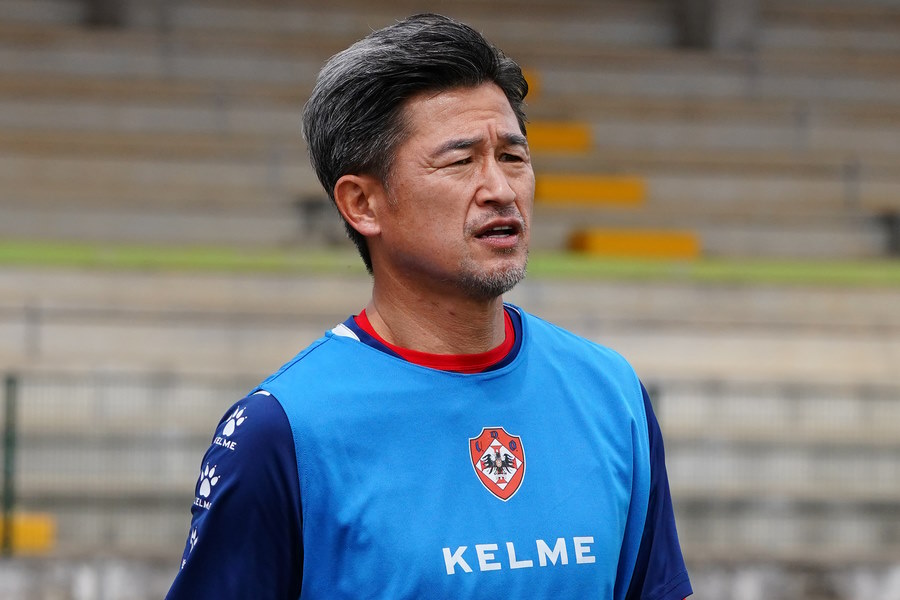 元日本代表の三浦知良【写真：Getty Images】