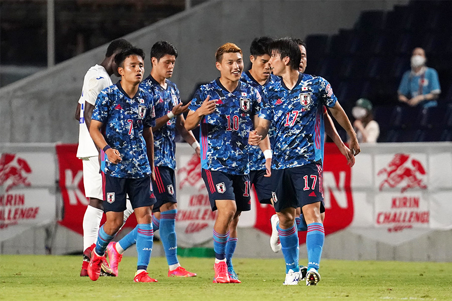 日本代表がホンジュラス相手に3得点を奪い勝利【写真：Getty Images】