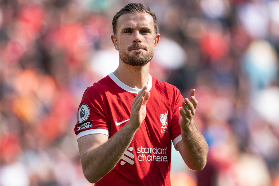 リバプールでプレーするジョーダン・ヘンダーソン【写真：Getty Images】