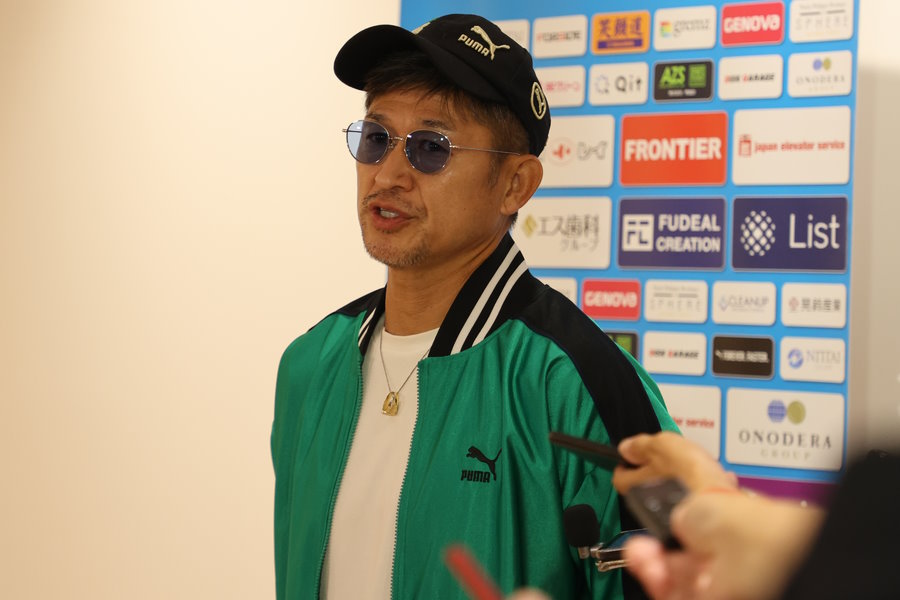 三浦知良は再び欧州で挑戦に挑む【写真：河合 拓】