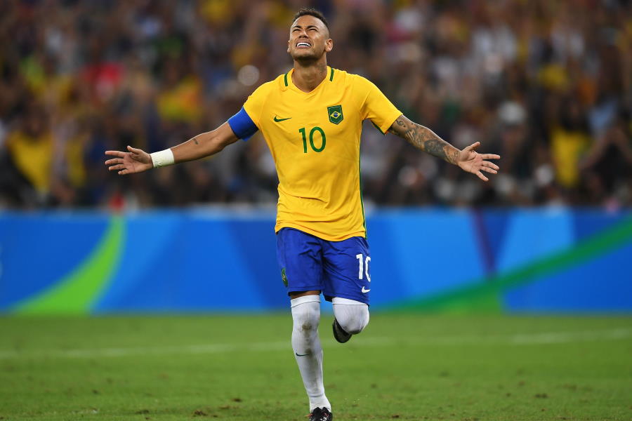リオ五輪で優勝に貢献したブラジル代表FWネイマール【写真：Getty Images】