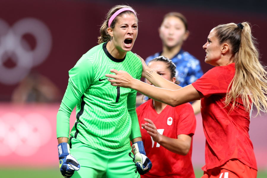 痛み 涙 Pkストップ カナダ女子gk 失点阻止 無念の交代のドラマに海外感動 フットボールゾーン