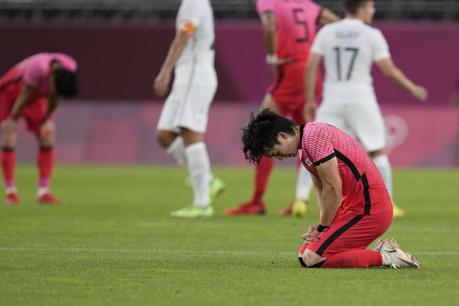 韓国、五輪初戦でニュージーランドに敗戦【写真：AP】