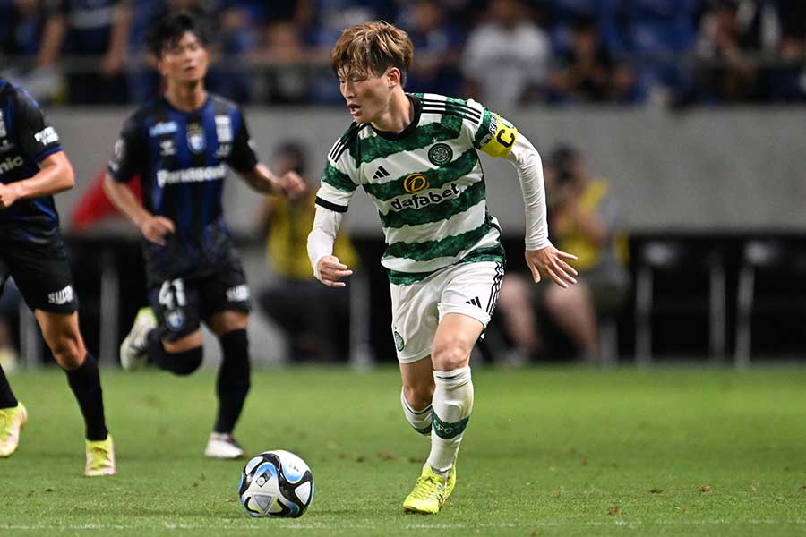 セルティックの古橋亨梧【写真:徳原隆元】