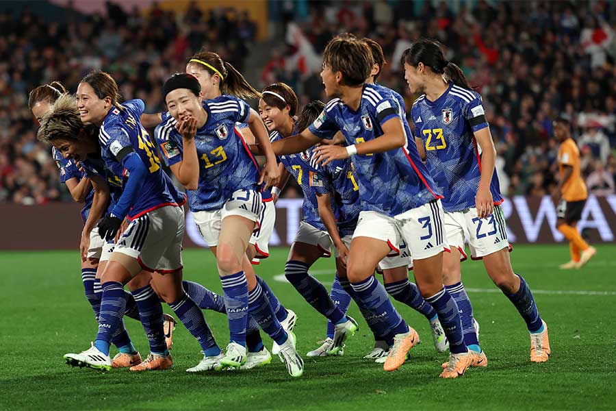 W杯初戦で大勝したなでしこジャパン【写真：Getty Images】