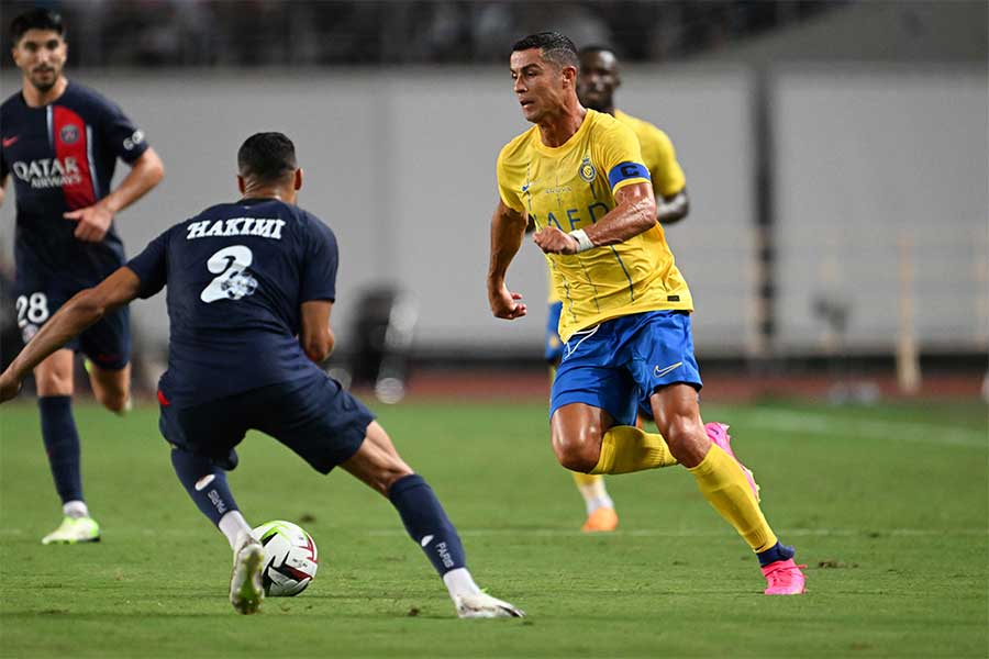 PSG対アル・ナスルはスコアレスで試合終了【写真:徳原隆元】