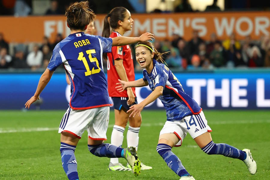 2点リードで折り返したなでしこジャパン【写真：ロイター】