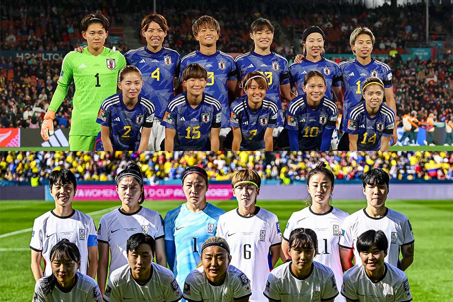 女子W杯に出場中の日韓両国【写真：Getty Images】