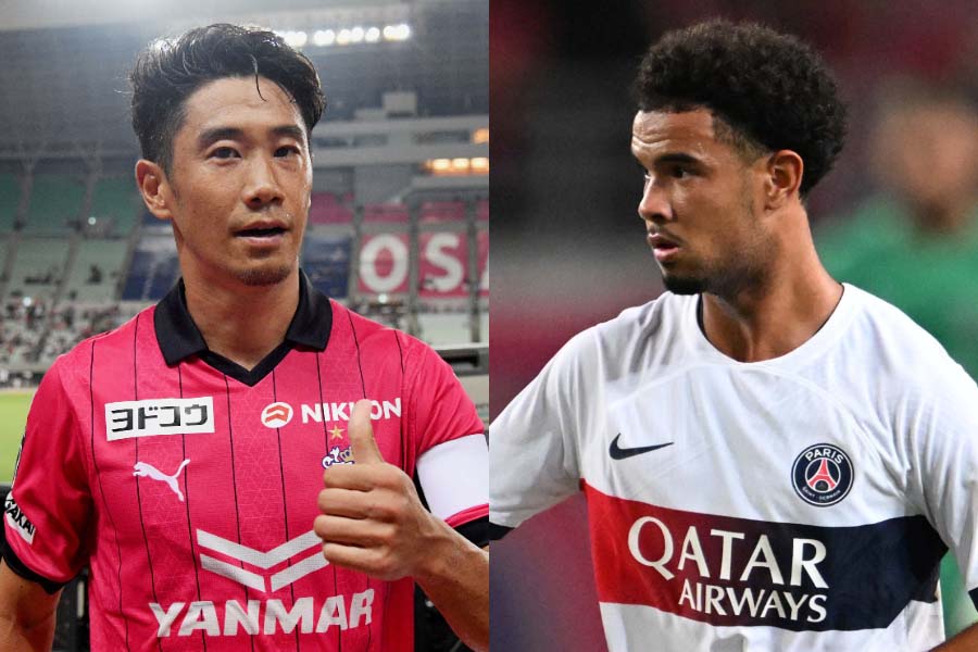 C大阪の香川とPSGの17歳エメリ【写真：徳原隆元】
