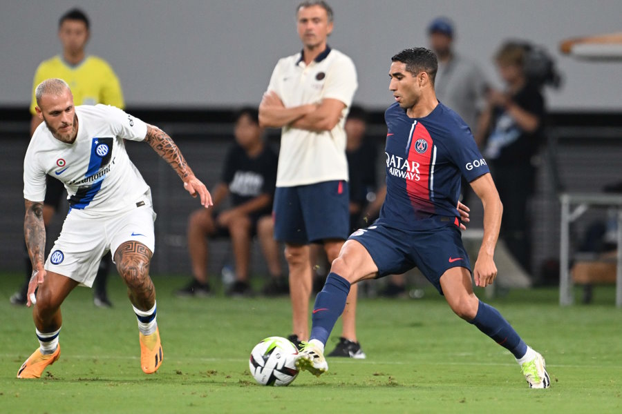 前半0-0のスコアレスドロー写真：徳原隆元】