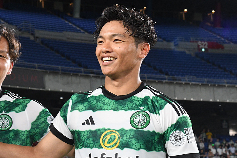 セルティックの旗手怜央【写真：徳原隆元】