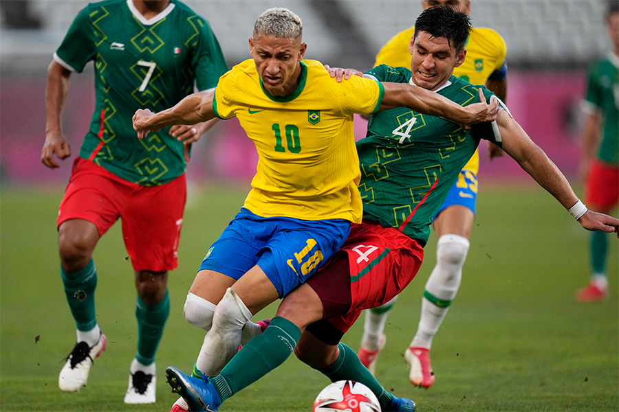 ブラジル代表がメキシコ代表に勝利し、決勝進出！【写真：AP】