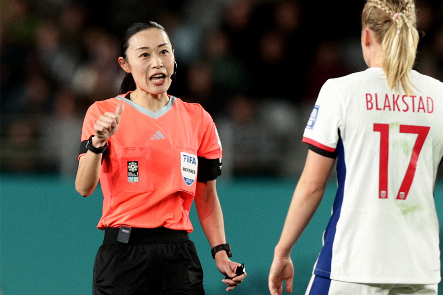 山下良美主審らがパリ五輪を担当【写真：ロイター】