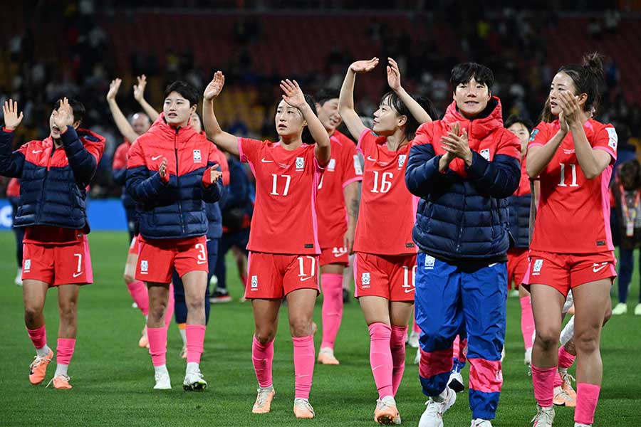 韓国女子代表のドイツ戦ドローを母国称賛【写真：ロイター】