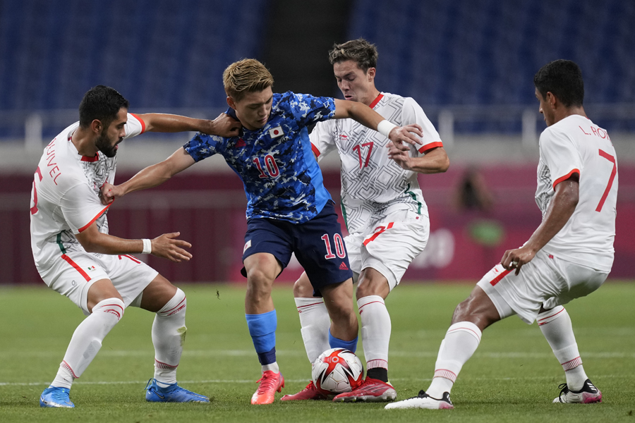 日本は3位決定戦で再びメキシコと対戦【写真：AP】