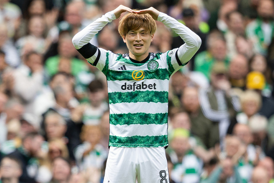 古橋亨梧がリーグ開幕戦で早速ゴール【写真：Getty Images】