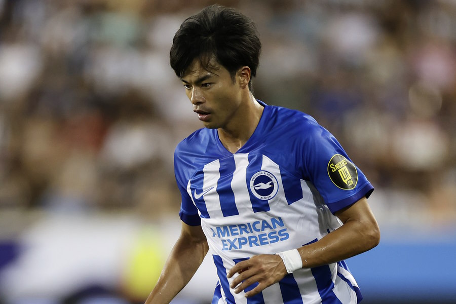 プレミア2シーズン目を迎える三笘薫【写真:Getty Images】