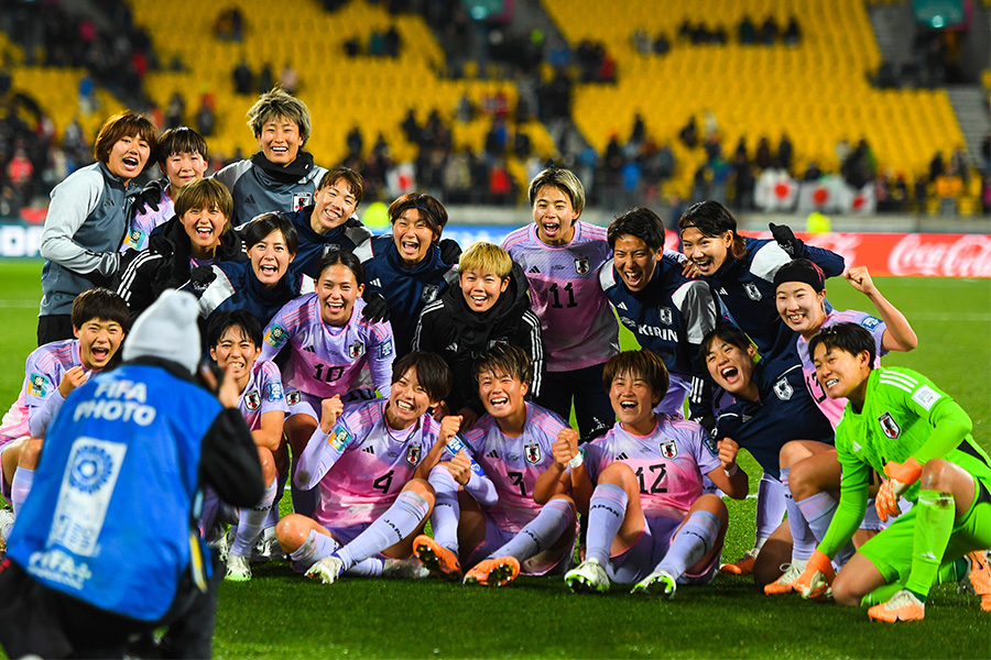 スウェーデン女子代表とのベスト8に挑む【写真：早草紀子】